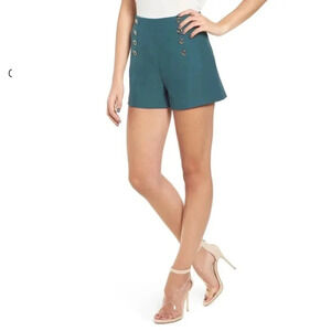J.O.A high waisted Dark Teal shorts Size Medium